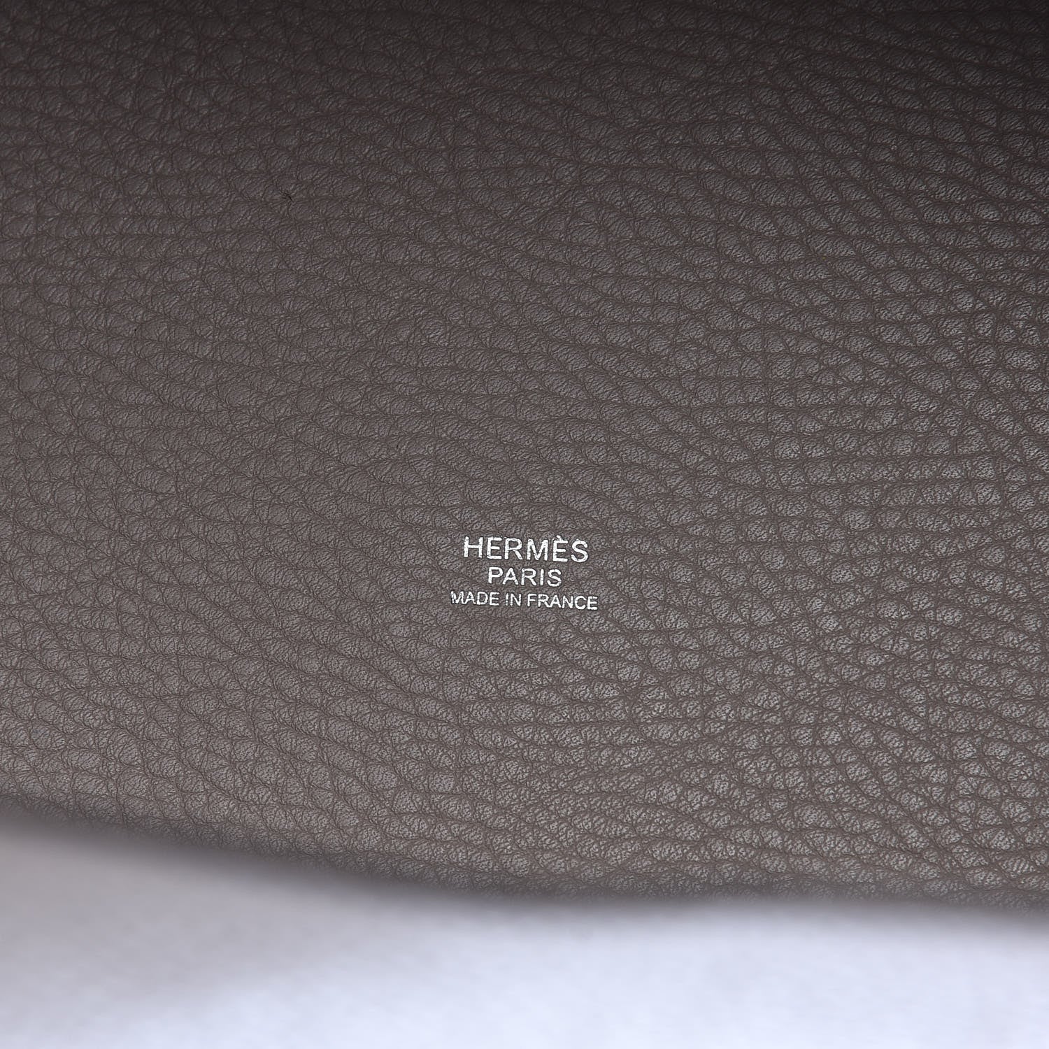 Hermes Taurillon Clemence Picotin Lock 26 GM Gris Tourterelle 8 of 9