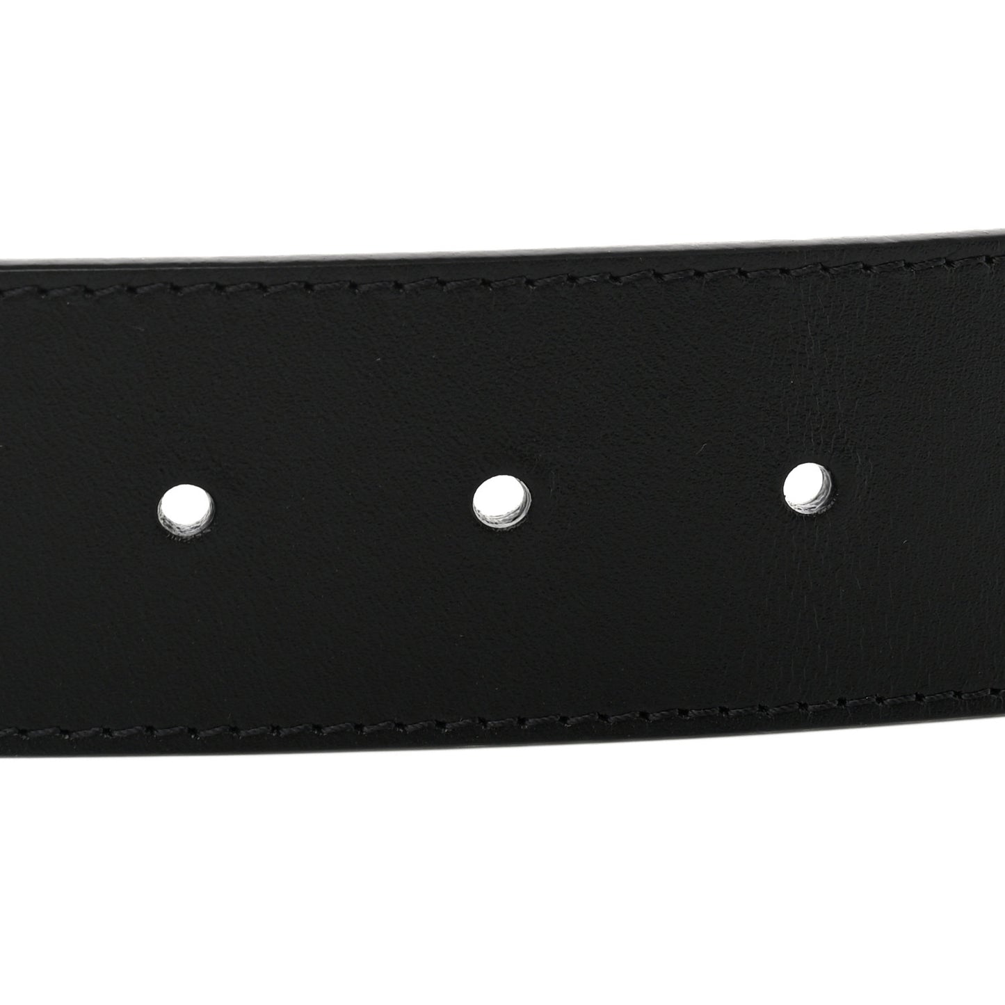 Calfskin 40mm LV Pyramide Reversible Belt 100 40 Black
