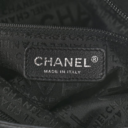 Chanel Lambskin Stitched Medium Ultimate Soft Tote Black 6 of 11