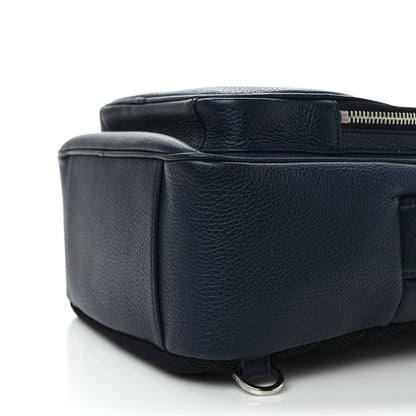 Christian Dior X SHAWN STUSSY Grained Calfskin Ox Head Crossbody Backpack Navy Blue 8 of 8