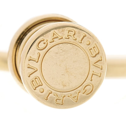 Bulgari 18K Yellow Gold B.Zero1 Dangle Hoop Earrings 3 of 3