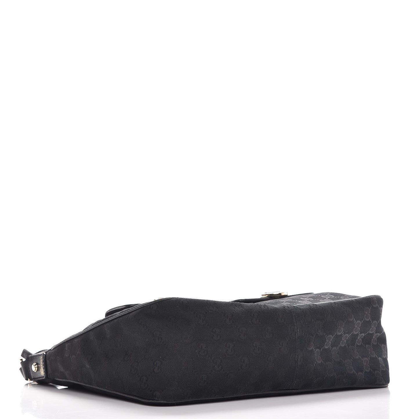 Monogram Pocket Hobo Black