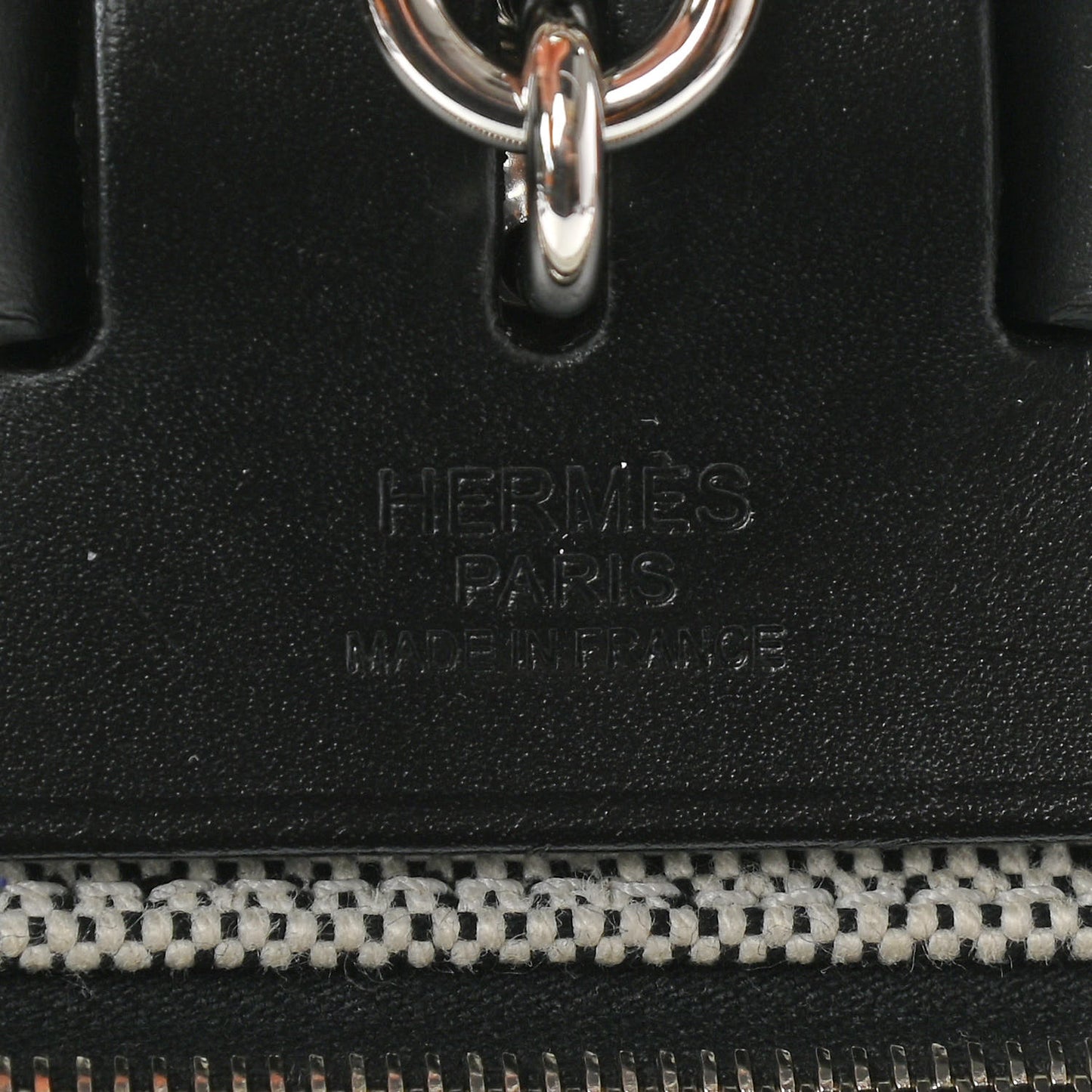 Toile H Berline Vache Hunter Herbag Zip PM 31 Black Ecru