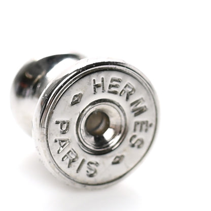 Hermes Lacquered Horn H Equipe Earrings Sable 5 of 6