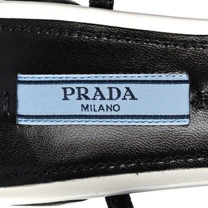 Prada Spazzolato Pointed Toe 55mm Slingback Pumps 38.5 White 7 of 8