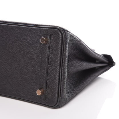 Hermes Togo Birkin 25 Black 8 of 37