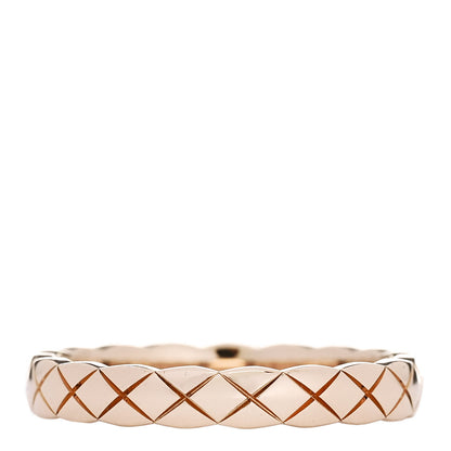 Chanel 18K Beige Gold Mini Coco Crush Ring 55 7.25 3 of 5
