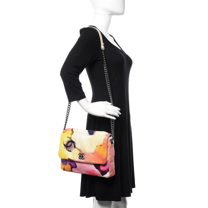 Chanel Printed Canvas Flower Power Messenger Flap 2 of 11