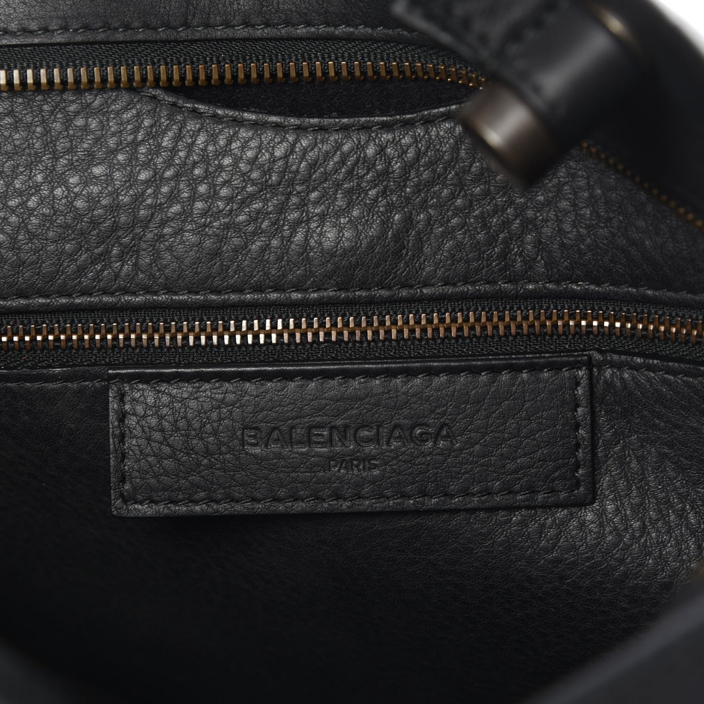 Veau Grana Perforated Blackout Hardware City Black