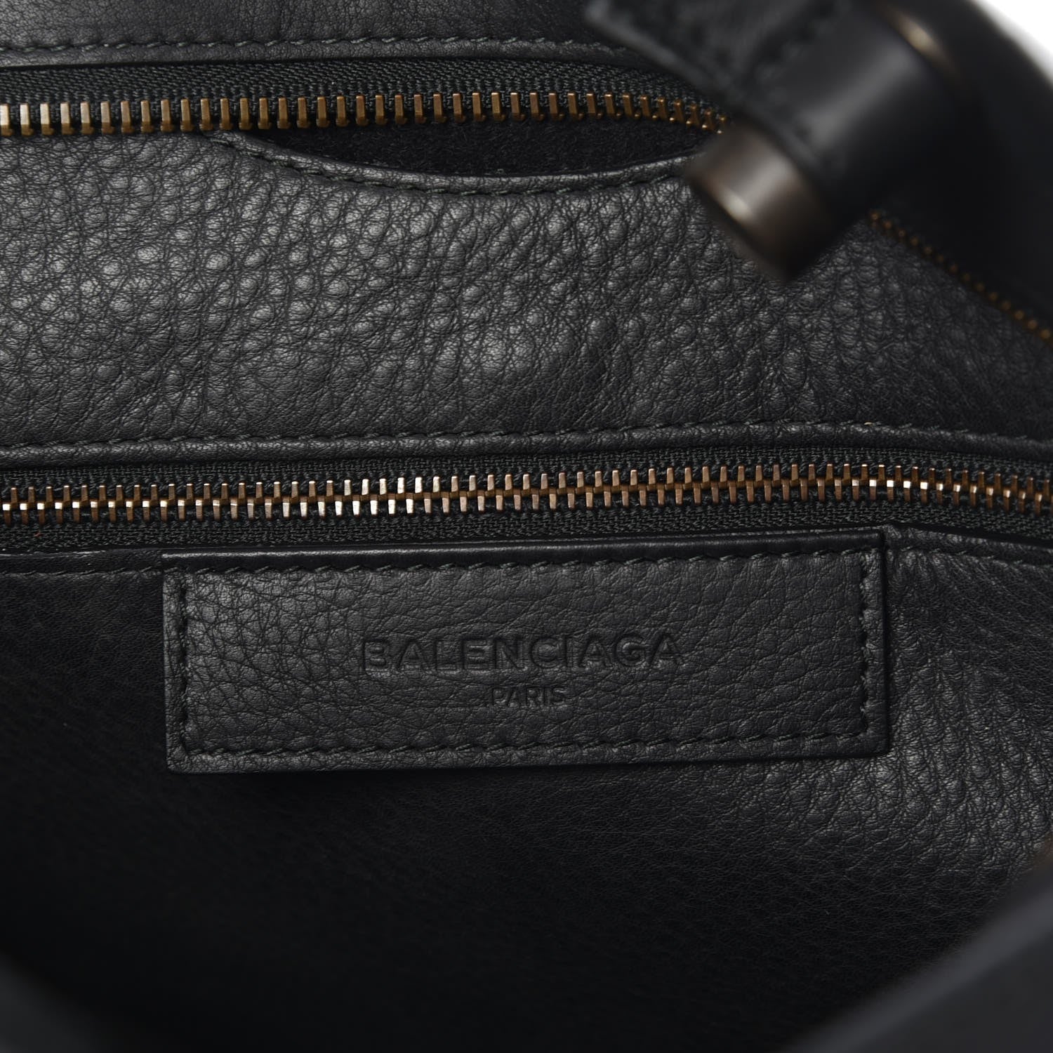 Balenciaga Veau Grana Perforated Blackout Hardware City Black 6 of 8