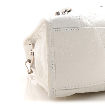Balenciaga Agneau Arena Silver Hardware Small Le City Optic White 8 of 9