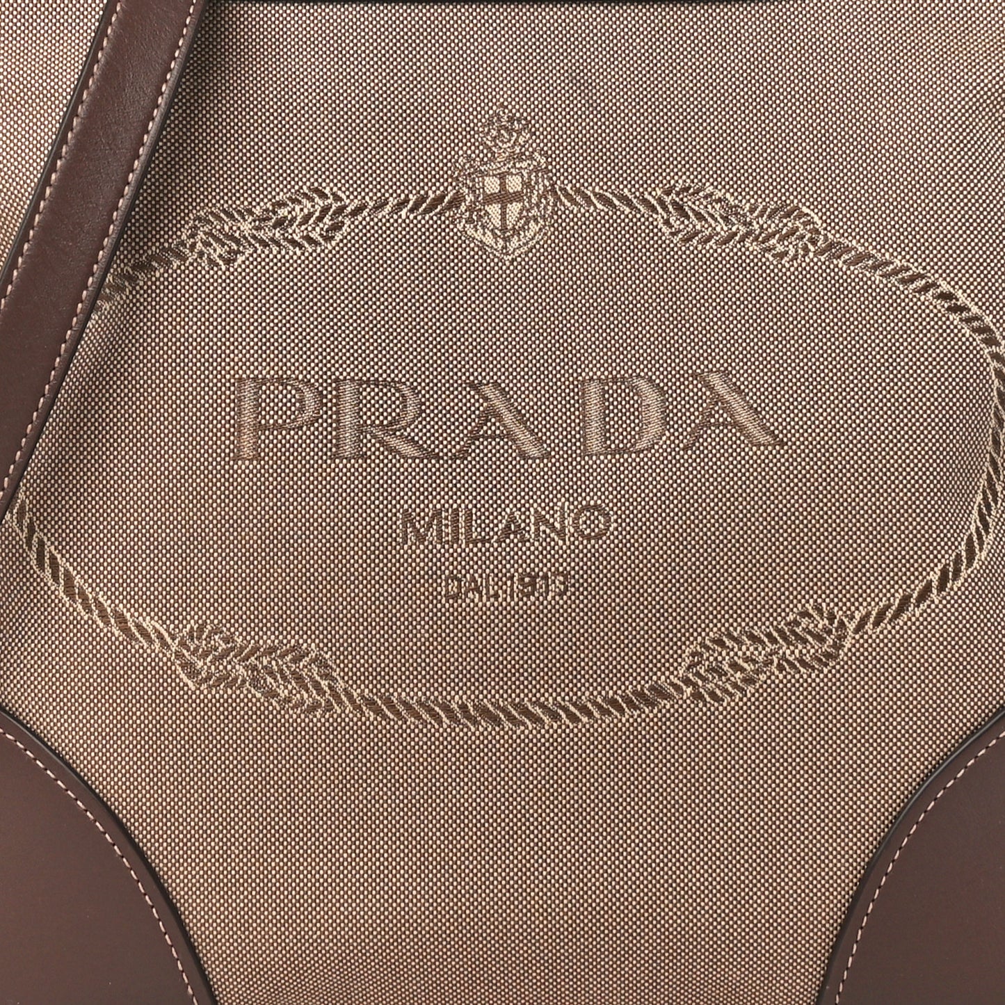 Jacquard Logo Small Flat Messenger Bag Corda Bruciato