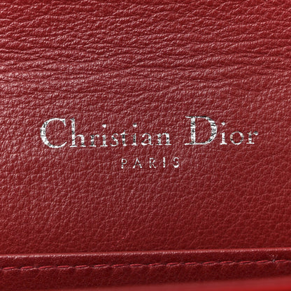 Christian Dior Patent Cannage Lady Dior Clutch Red 7 of 16