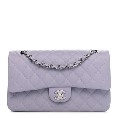 Chanel Caviar Quilted Medium Double Flap Light Purple 1 of 9