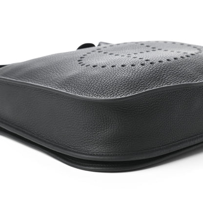 Hermes Taurillon Clemence Evelyne III PM Black 6 of 10