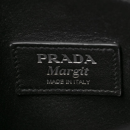 Prada City Calfskin Small Margit Bag Foresta Black 6 of 8