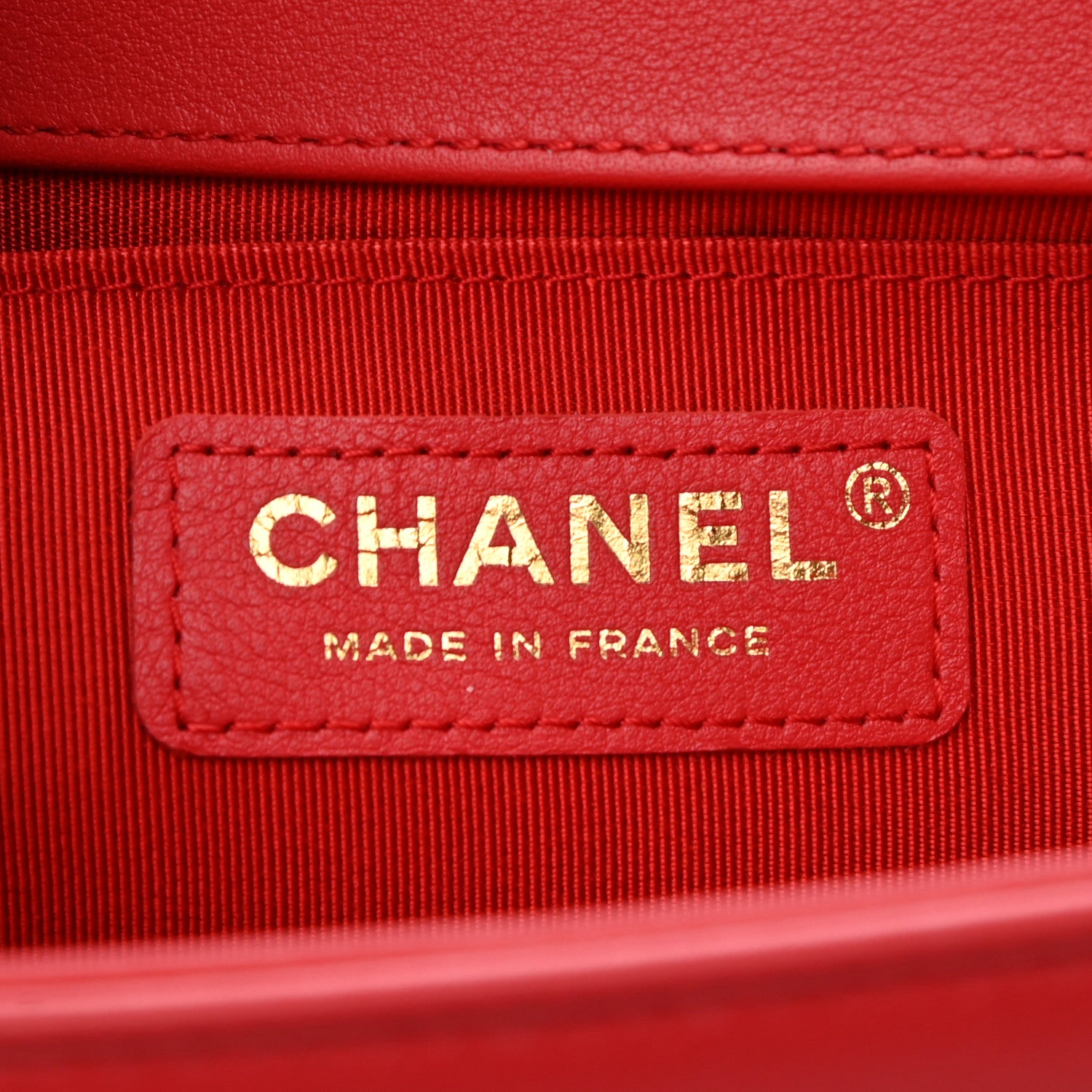 Chanel Calfskin Quilted Medium Boy Flap Red 6 of 9