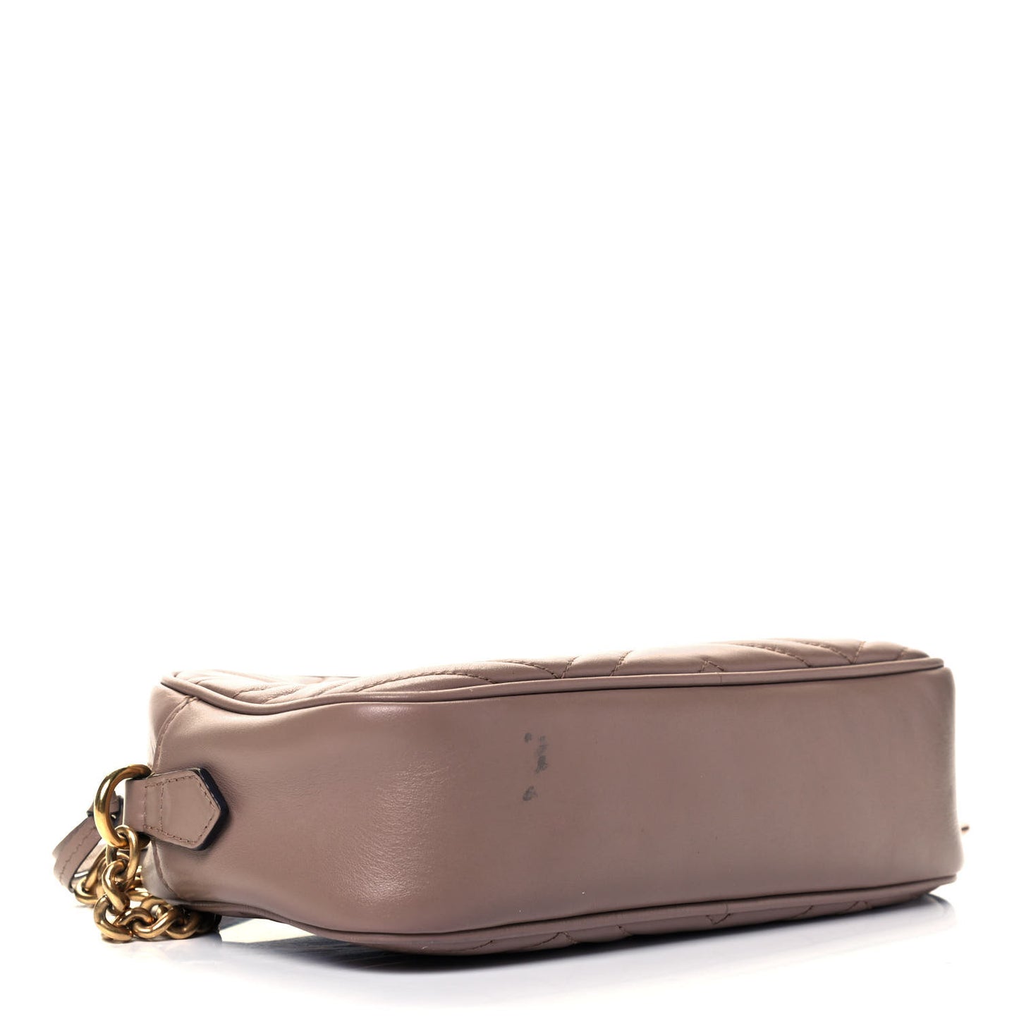 Calfskin Matelasse Small GG Marmont Chain Shoulder Bag Porcelain Rose