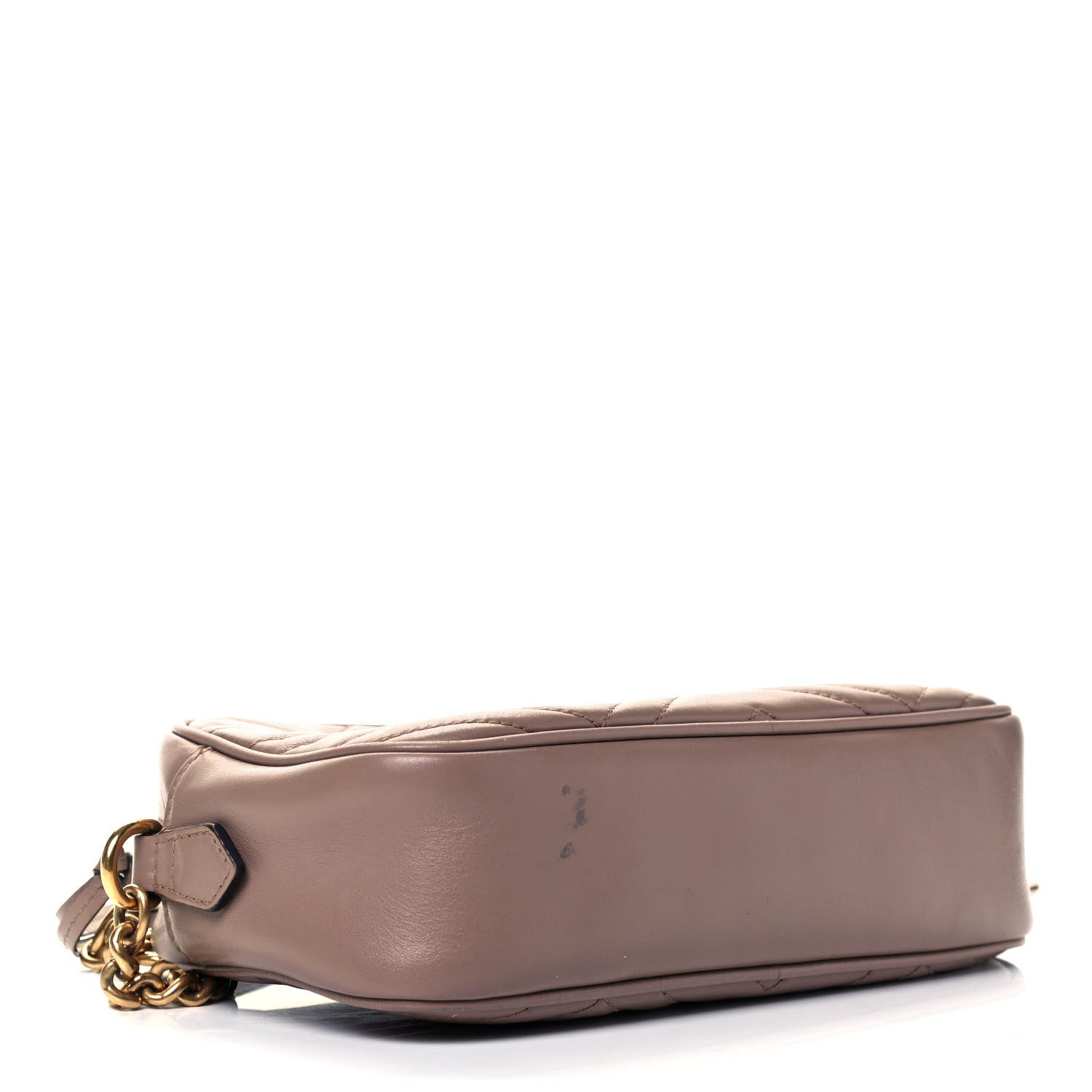 Gucci Calfskin Matelasse Small GG Marmont Chain Shoulder Bag Porcelain Rose 4 of 11