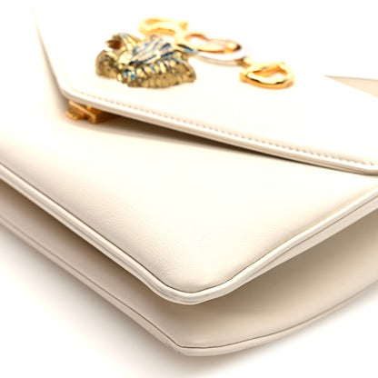 Gucci Vitello Palmellato Lux Crystal Medium Rajah Shoulder Bag Mystic White Multicolor 11 of 11