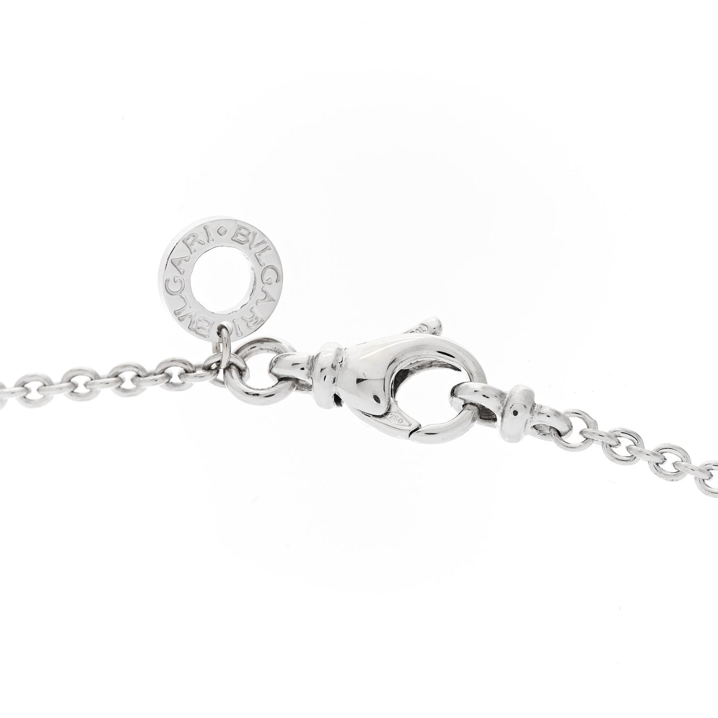 18K White Gold B.Zero1 Pendant Necklace