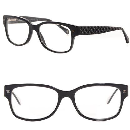 Chanel CC Quilted Eyeglass Frames Black 3135 1 of 5