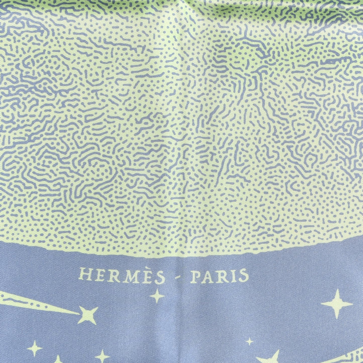 Silk Double Face Clair De Lune Scarf 90 Vieux Rose Jaune
