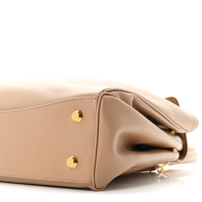 Balenciaga Smooth Calfskin Medium Rodeo Top Handle Handbag Latte 18 of 19
