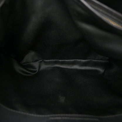 Salvatore Ferragamo Calfskin Trifolio Shopping Tote Black 6 of 10