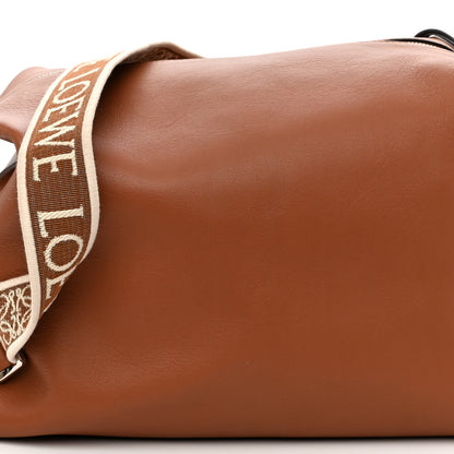 Loewe Supple Smooth Calfskin Jacquard Cubi Crossbody Bag Tan 7 of 9