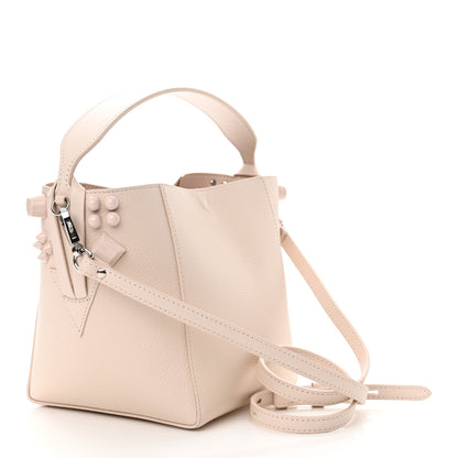 Christian Louboutin Calfskin Spiked Mini Cabachic Mini Bucket Bag Leche 3 of 10
