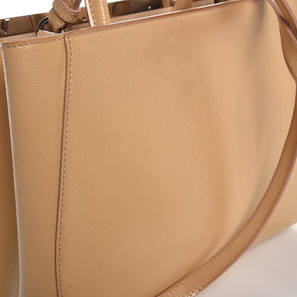 Fendi Vitello Vernice Camoscio Petite 2Jours Tote Make Up 14 of 14