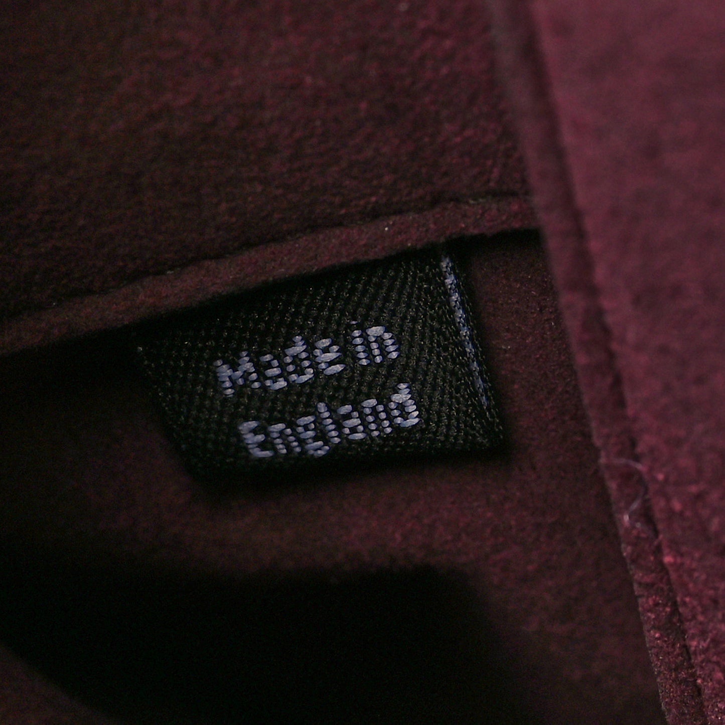 Ruched Nylon Calfskin Bayswater Oxblood