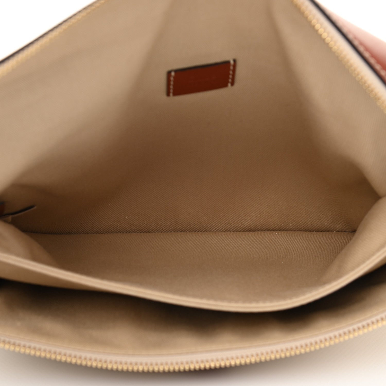 Chloe Cotton Calfskin Woody Belt Bag Beige Brown 5 of 11