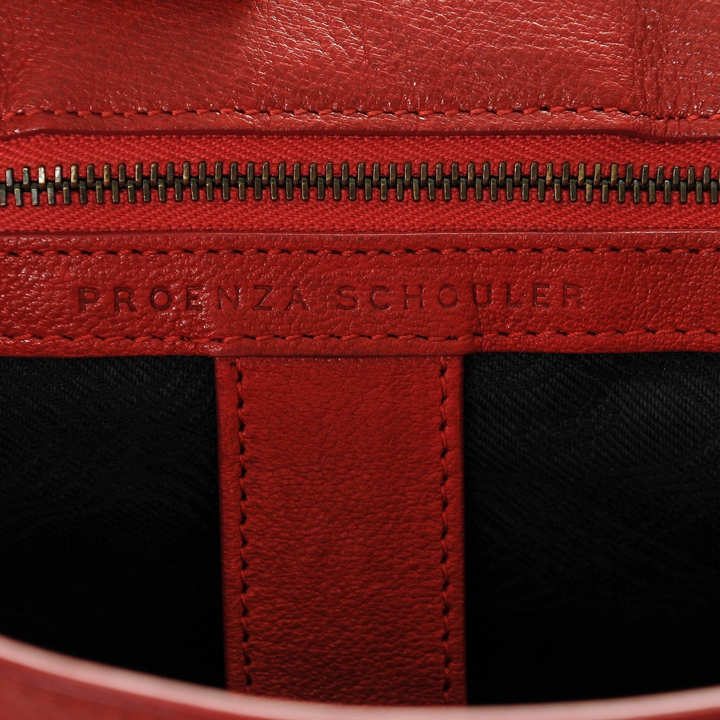 Lambskin Medium PS1 Satchel Red