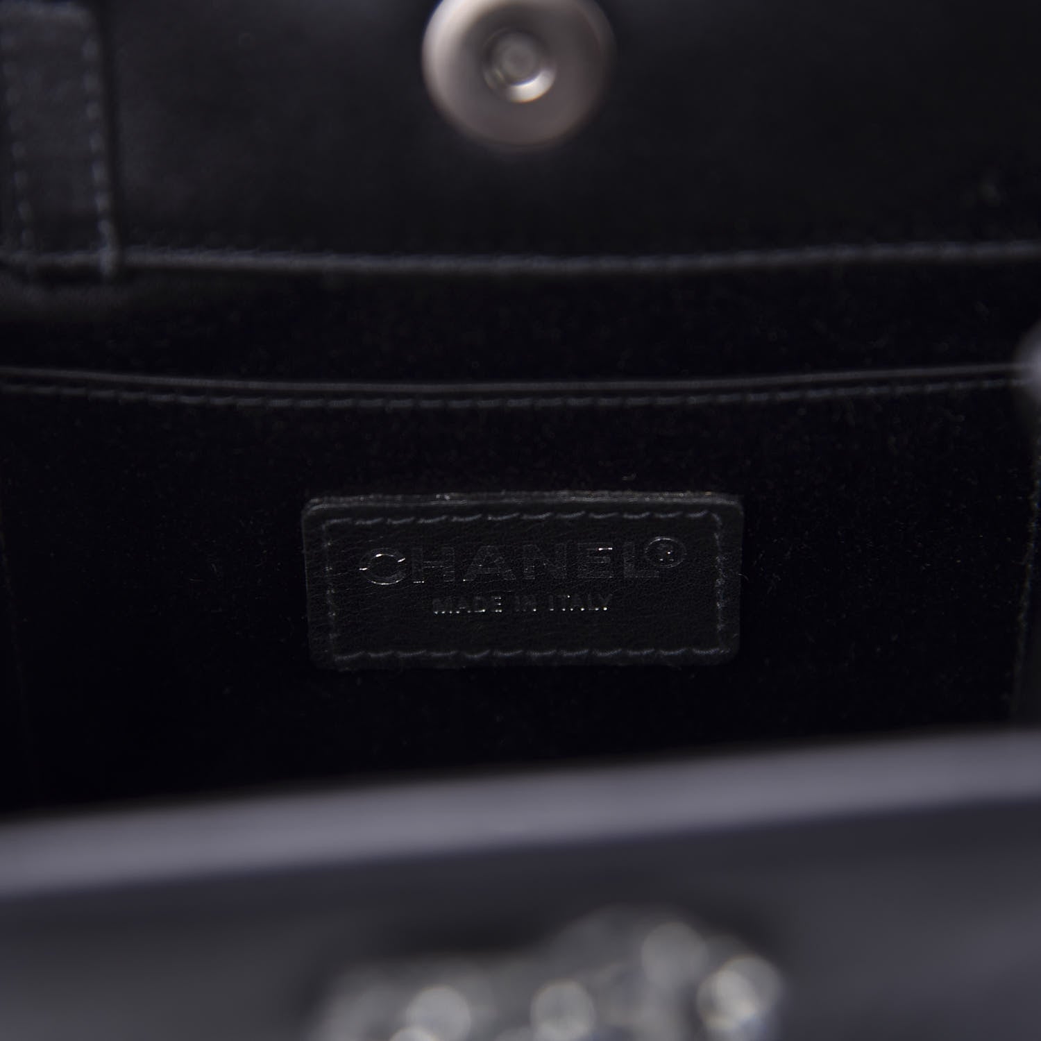 Chanel Satin Crystal Small Camellia Evening Bag Black 8 of 11