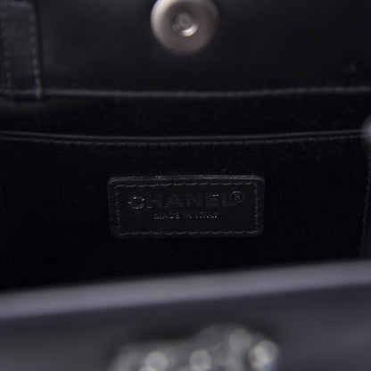 Chanel Satin Crystal Small Camellia Evening Bag Black 8 of 11