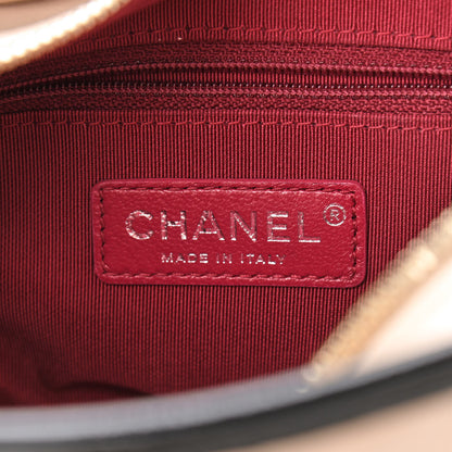 Chanel Aged Calfskin Quilted Small Gabrielle Hobo Beige Black 6 of 9