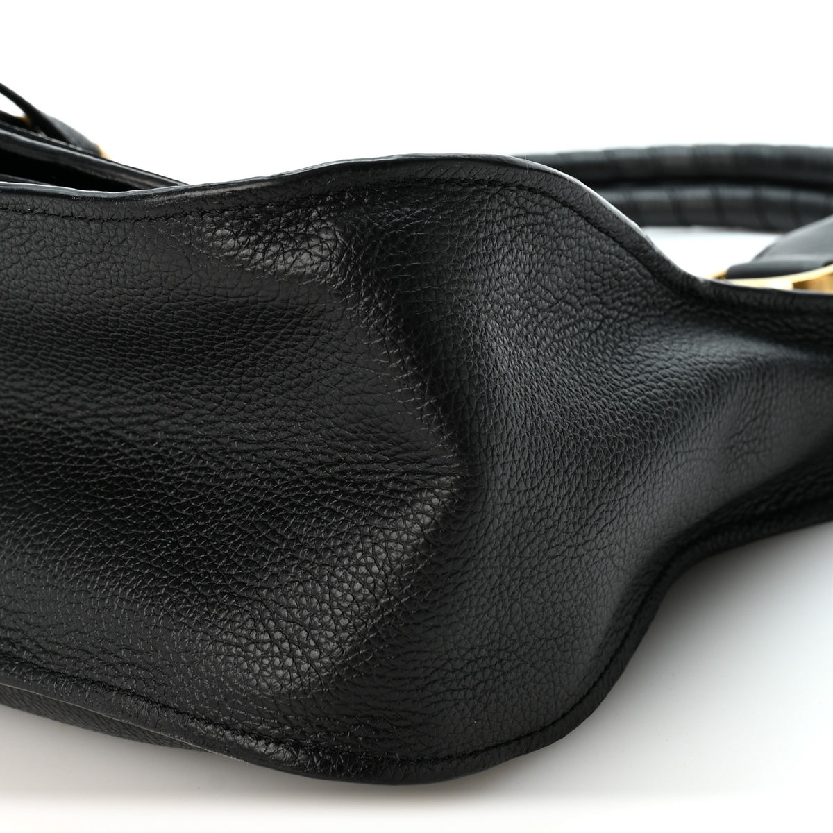 Calfskin Medium Marcie Satchel Black