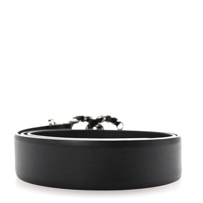 Chanel Calfskin CC Chain Belt 80 32 Black 2 of 7