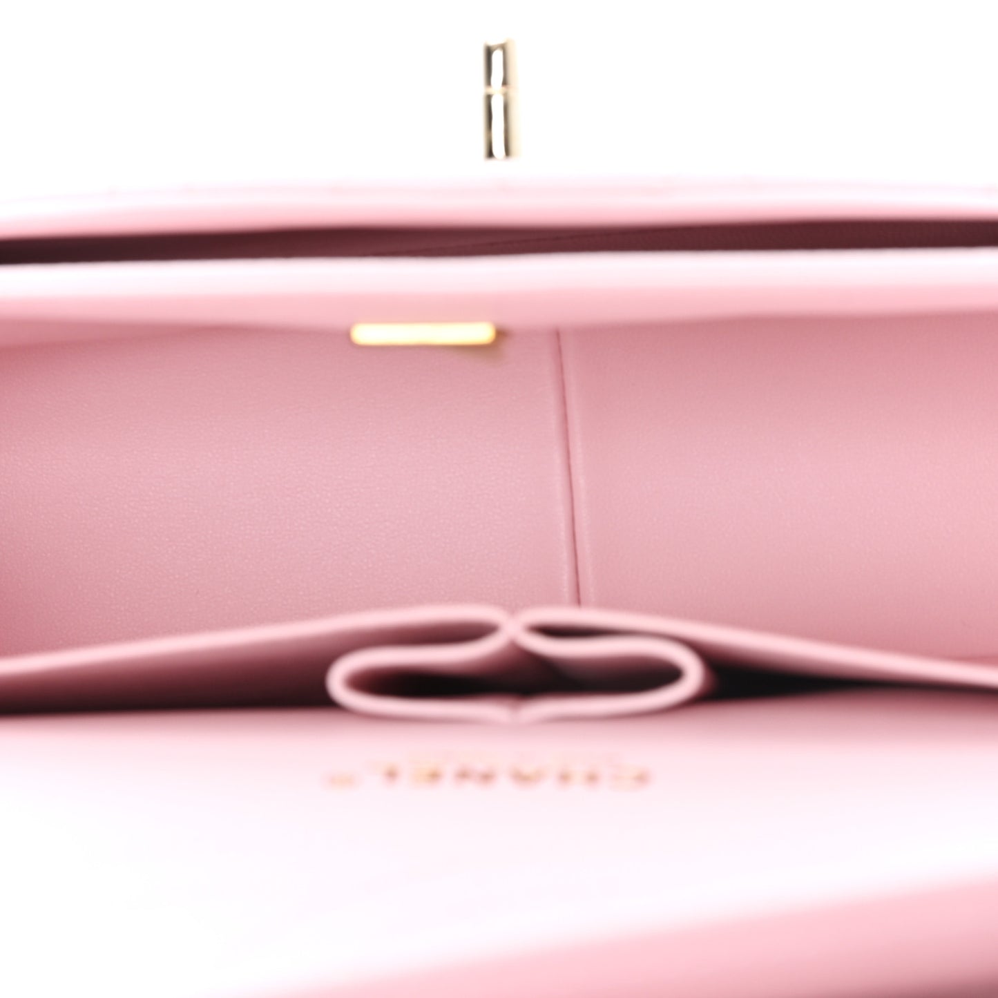 Caviar Quilted Jumbo Double Flap Light Pink