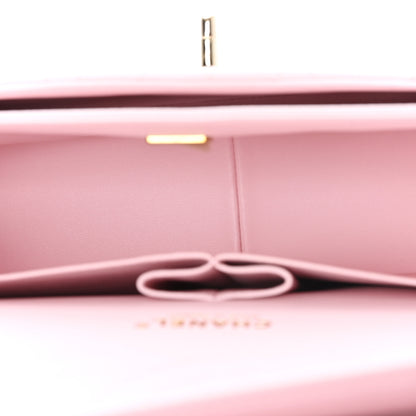 Chanel Caviar Quilted Jumbo Double Flap Light Pink 5 of 11