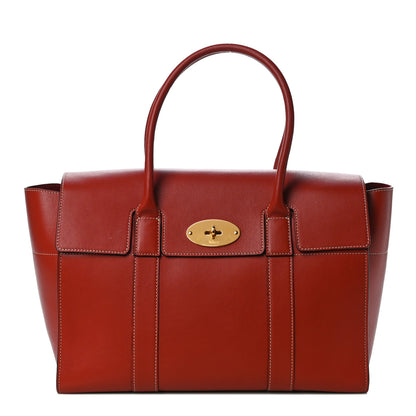 Mulberry Silky Calfskin New Bayswater Rust 1 of 8