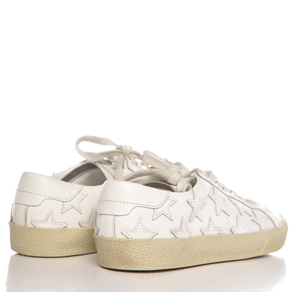 Saint Laurent Nappa Star Court Sneakers 37.5 White 4 of 10