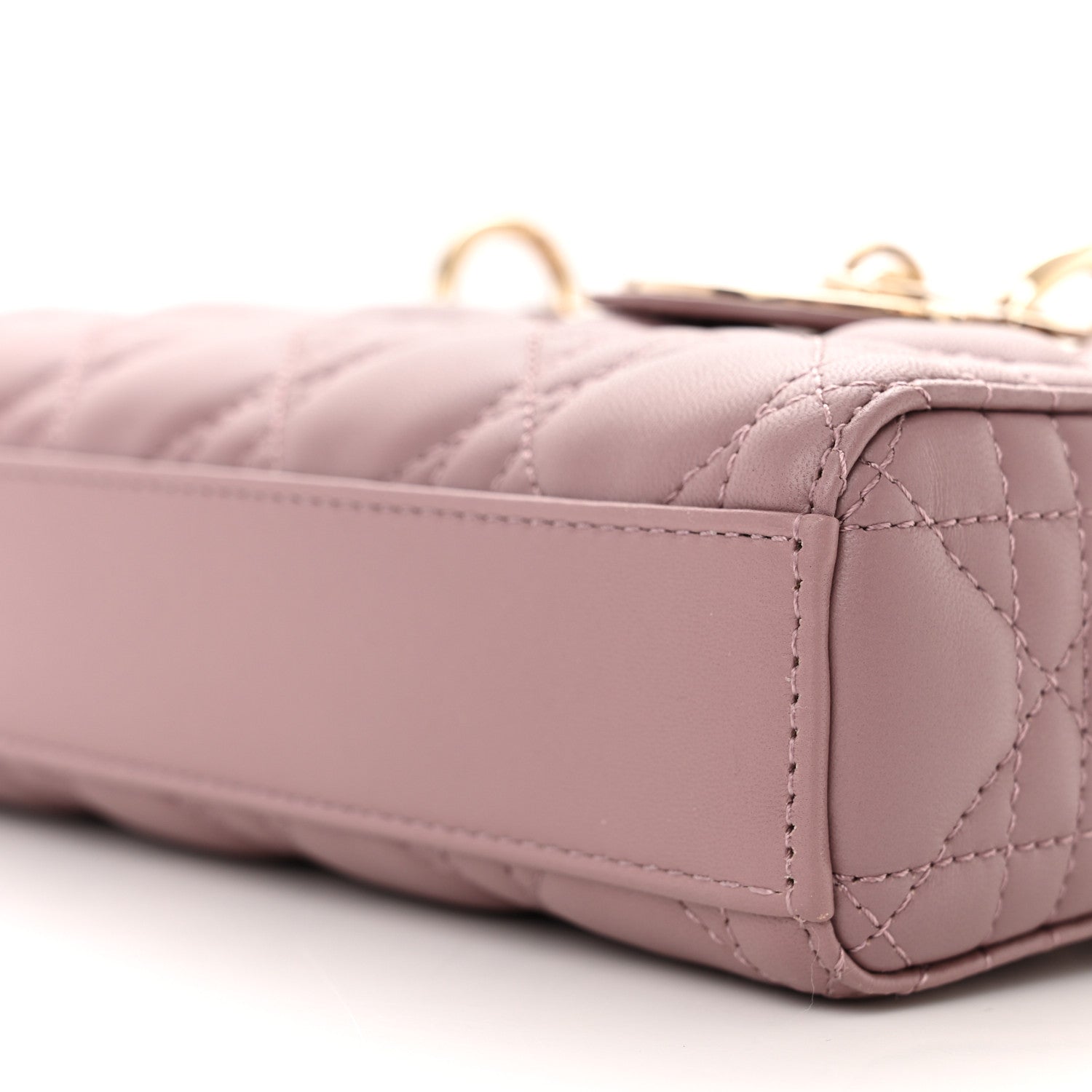 Christian Dior Lambskin Cannage Small Lady D-Joy Peony Pink 10 of 12
