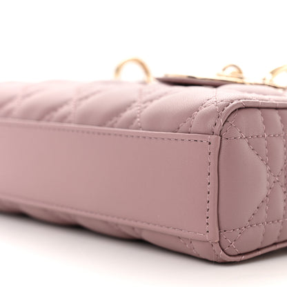 Christian Dior Lambskin Cannage Small Lady D-Joy Peony Pink 10 of 12