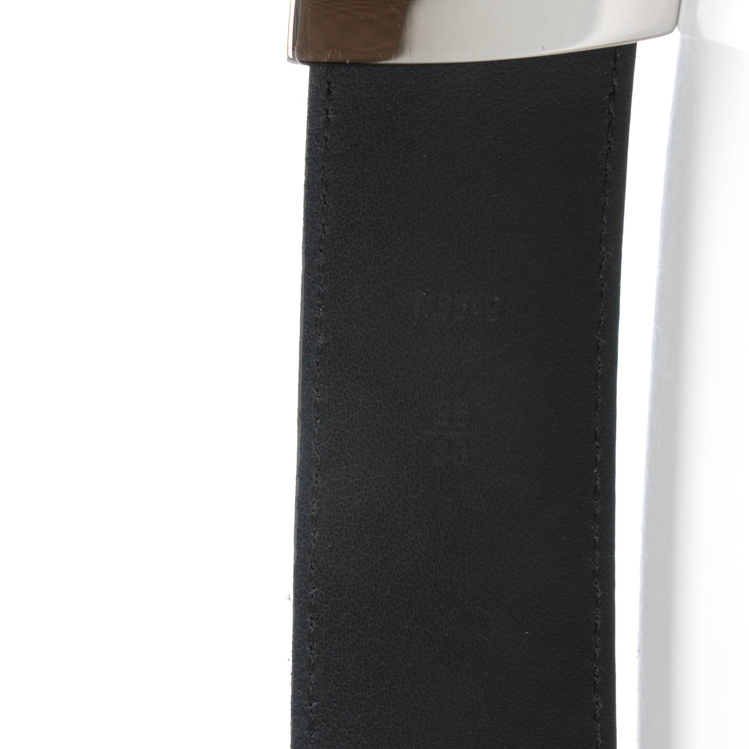 Louis Vuitton Suede Calfskin Mini Damier 40mm LV Initiales Belt 95 38 3 of 6