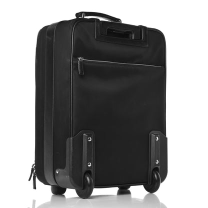 Prada Tessuto Nylon Saffiano Trolley Luggage Black 4 of 21