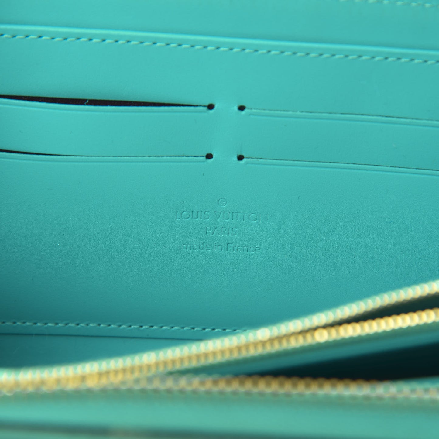 Vernis Zippy Wallet Bleu Lagon