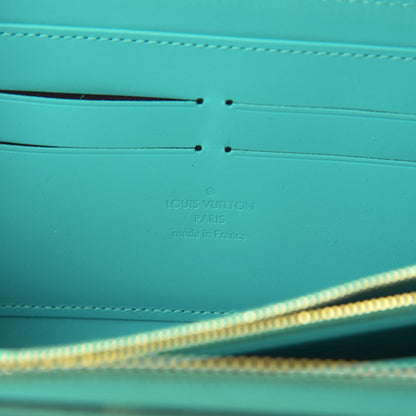 Louis Vuitton Vernis Zippy Wallet Bleu Lagon 6 of 9